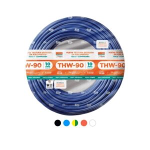 ROLLO DE CABLE THW-90 PLUS 10 AWG INDECO