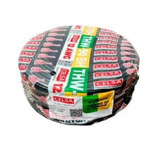 ROLLO DE CABLE THW-90 12 AWG CELSA