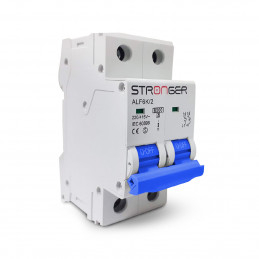 INTERRRUPTOR TERMOMAGNETICO 2X20 A STRONGER ALPHA