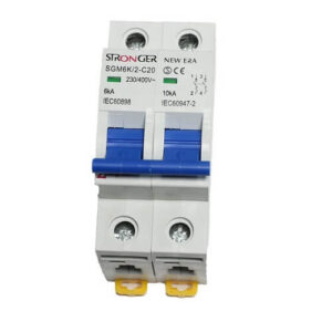 INTERRRUPTOR TERMOMAGNETICO 2X20 A STRONGER NEW ERA