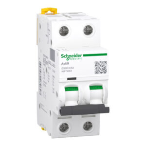 INTERRUPTOR TERMOMAGNETICO , ACTI 9 IC60N ,2 X 63 A Schneider Electric