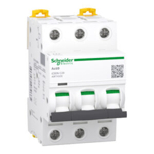 INTERRUPTOR TERMOMAGNETICO 3X20A, 20KA/220V, ACTI 9, IC60N