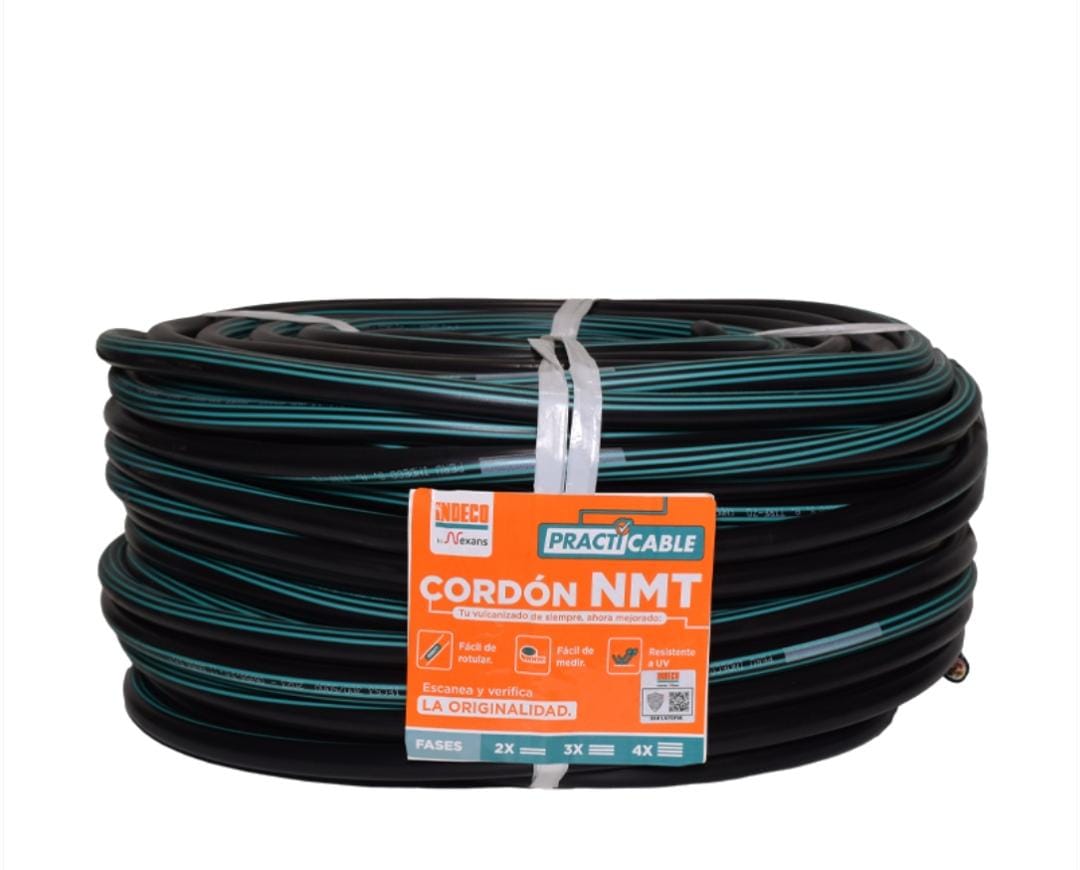 ROLLO DE CABLE VULCANIZADO NMT- PC 3X12 INDECO