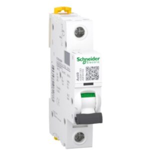 INTERRUPTOR TERMOMAGNETICO 1X63A, 20KA/220V, ACTI 9, IC60N SCHNEIDER ELECTRIC